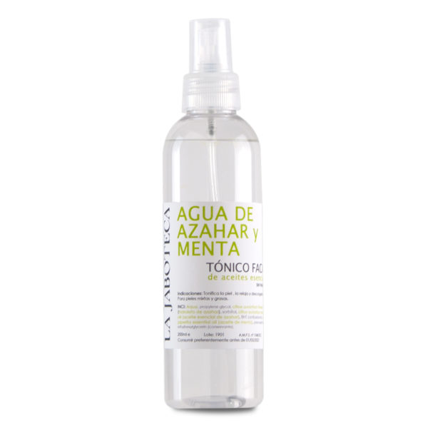 Tónico agua de azahar y menta beneficios, propiedades