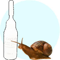 Vial de baba de caracol