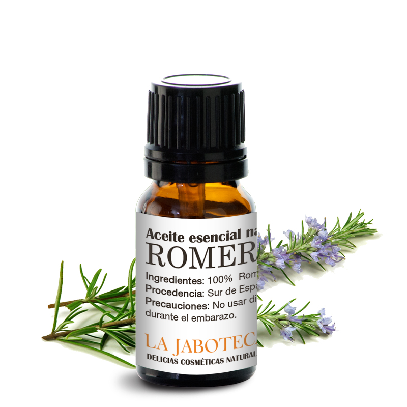 Aceite esencial de romero para cara, pelo, cuerpo